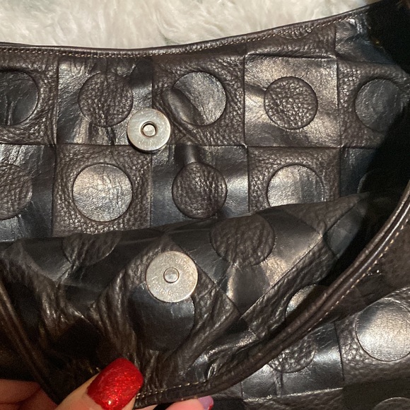 NWOT gorgeous Dark brown leather handbag - Picture 10 of 16